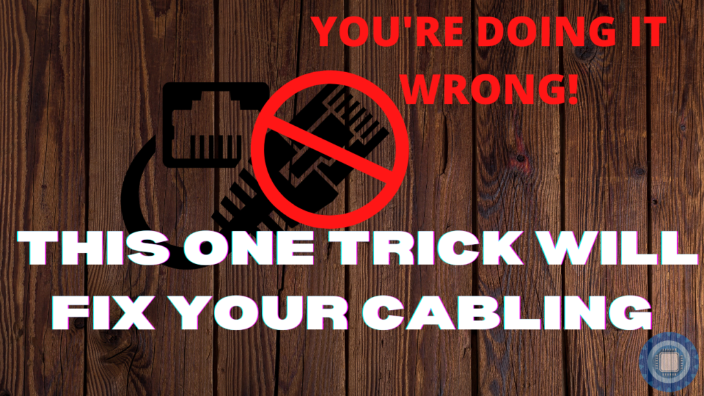 Ethernet cable do's and don'ts.