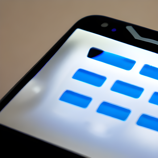 Error symbol on a phone